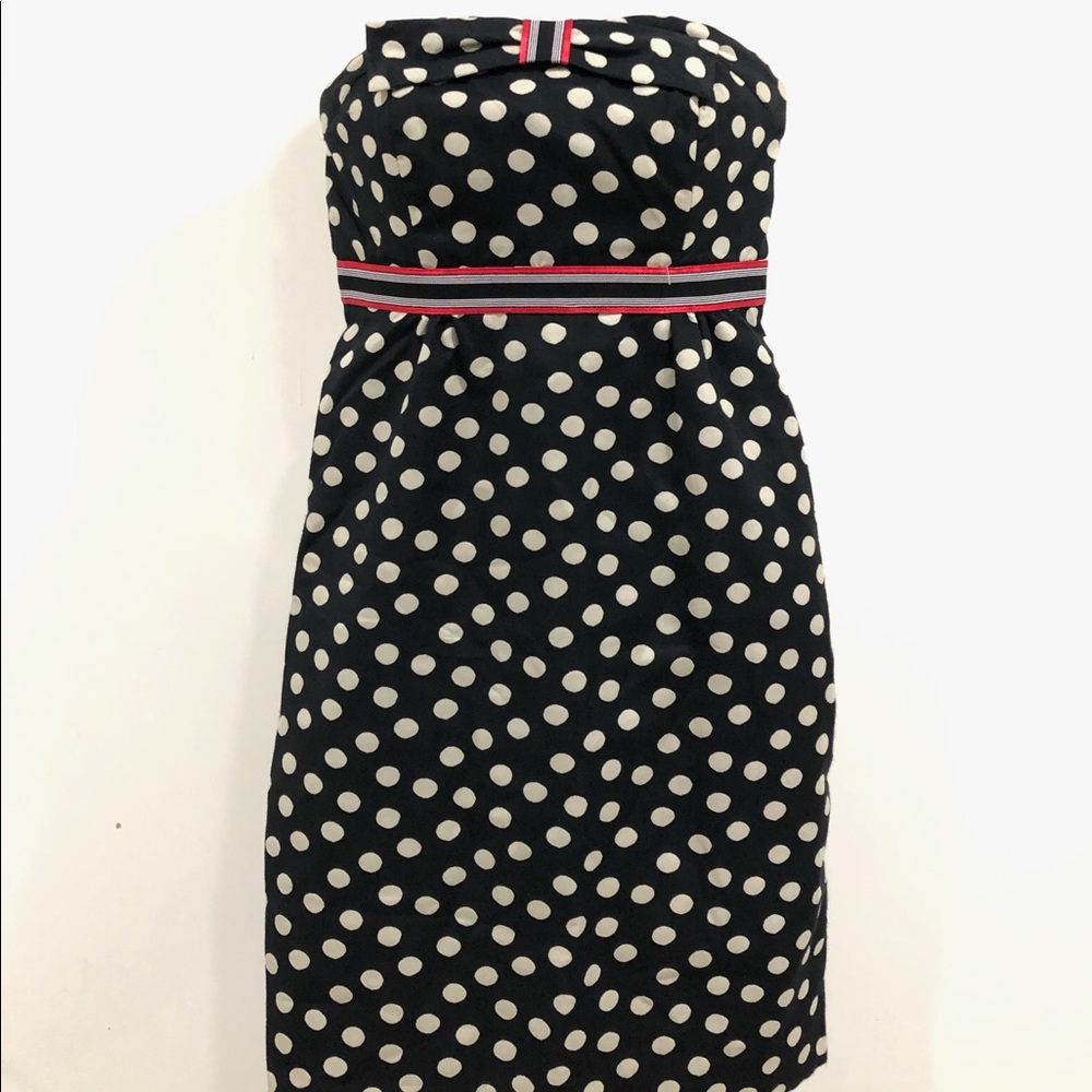 MAEVE ANTHROPOLOGIE Polka Peppered Dress